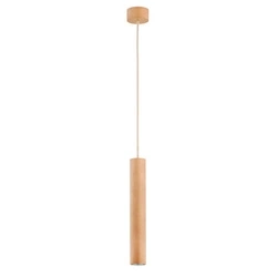 Lampa wisząca ALFA ANAID RUSTIKAL DREWNIANA 1xGU10 LED 9cm | 61162