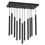 Lampa wisząca MONZA, MLP8844, czarna, 11x8W G9