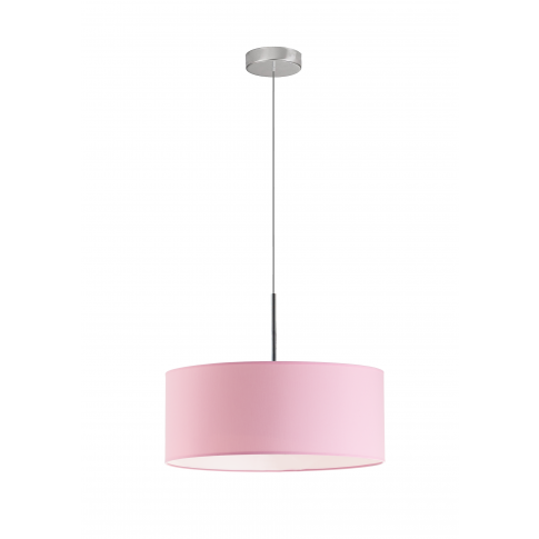 Lampa wisząca do pokoju dziewczynki różowa Tęczowy Cylinder 40 cm 2xE27