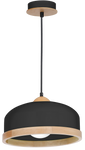 Lampa wisząca nowoczesna zwis STUDIO czarny śr. 32cm