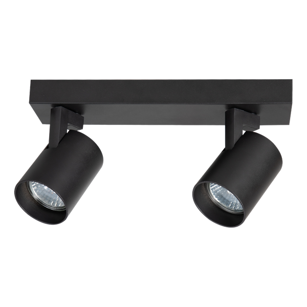 Lampa sufitowa Volf Spot 2xGU10 | Czarny