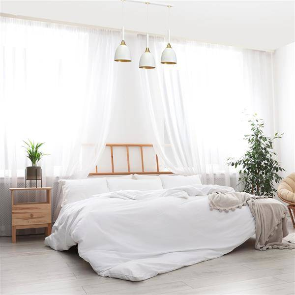Lampa wisząca listwa CLARK WHITE/GOLD 3xE27 MLP6220