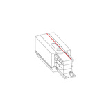 Końcówka zasilająca CTLS POWER END CAP LEFT BLACK (PE-L)