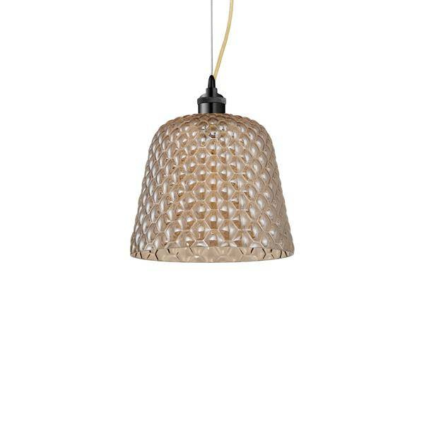 Nowoczesna lampa wisząca RIO bursztynowy ML5554