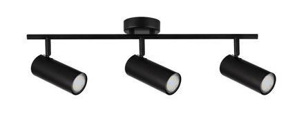 Lampa czarna ścienna/sufitowa spot 3x15W Colly 93-01634