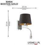 Kinkiet BOSTON GOLD