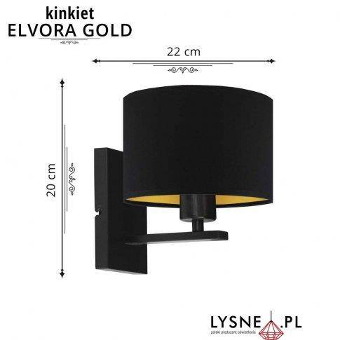Kinkiet ELVORA GOLD