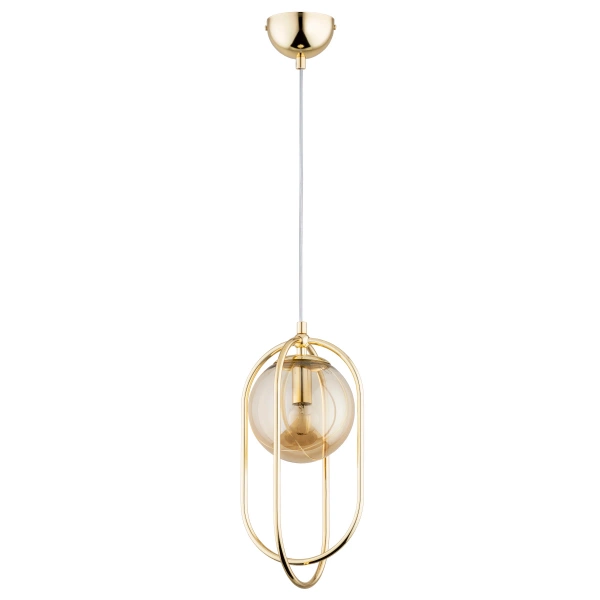 Lampa wisząca ALFA BINAR TOP ZŁOTA 1xE14 19cm | 61254
