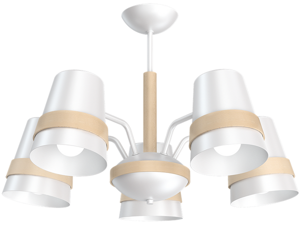 Żyrandol VENEZIA WHITE 5xE27 MLP5446