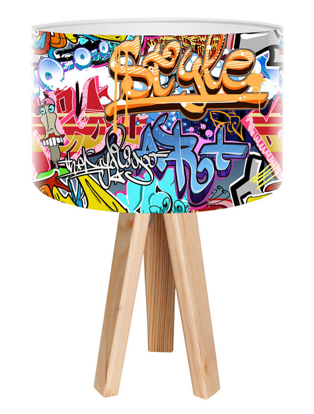 Lampa stołowa młodzieżowa Graffiti