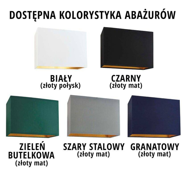 Kinkiet kwadratowy MALTA GOLD