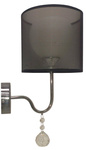 LAMPA ŚCIENNA KINKIET CANDELLUX BRAVA 21-26552   E27 CZARNY