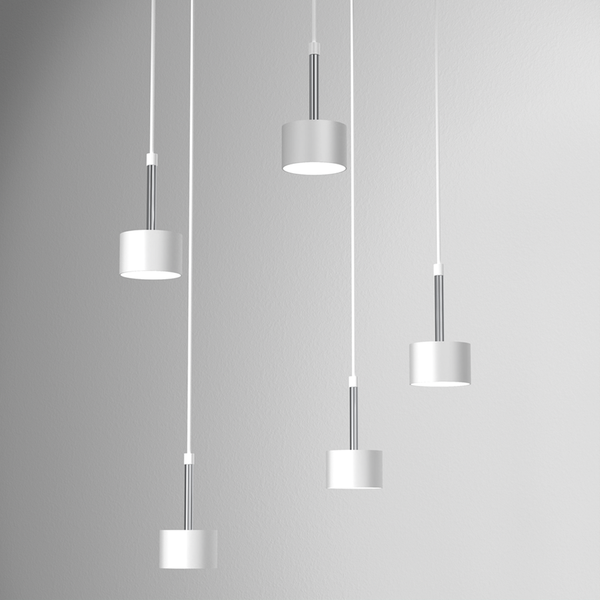Lampa wisząca ARENA, MLP7781, biały/srebrny, 5x11W GX53