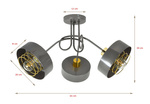Lampa do pokoju młodzieżowego Edison Koszyk Loft