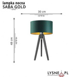 Lampka nocna SABA GOLD