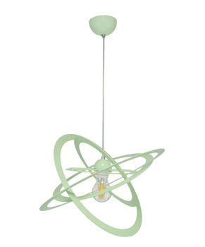 Lampa wisząca do pokoju dziecka seledynowa pastel Sferis