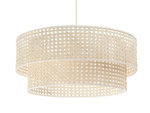 Lampa w stylu Boho Rotang z naturalnego ratanu- średnica 50 cm 