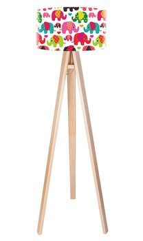 Lampa dziecięca podłogowa Leśni Przyjaciele Słoniki