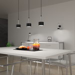 Lampa wisząca ARENA, MLP7785, czarny/srebrny, 3x11W GX53