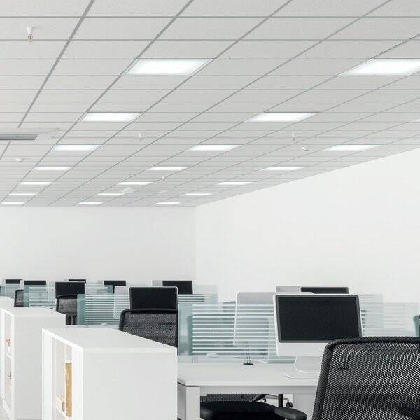 Plafon lampa sufitowa do biura ITAKA 40W LED 3000K | biała