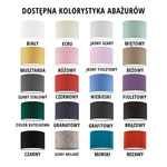 Lampa sufitowa do pokoju dziewczynki różowe abażury Hollywood