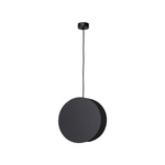 Lampa wisząca zwis nowoczesna WHEEL czarny śr. 25cm