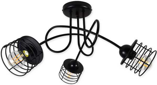 Nowoczesna lampa do pokoju dziecka Edison Koszyk 3
