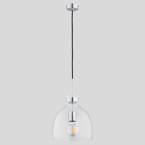 Nowoczesna lampa sufitowa CLOGGER I chrom śr. 26cm