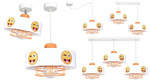 Lampa ścienna do pokoju chłopca i dziewczynki regulowana Smile 1xE27 led