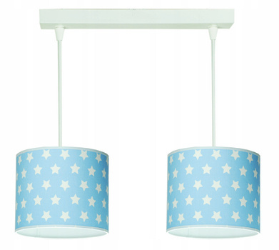Lampa sufitowa do pokoju dziewczynki i chłopca Gwiazdki 2xE27 Led