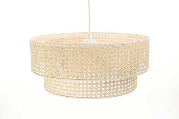 Lampa w stylu Boho Rotang z naturalnego ratanu- średnica 60 cm 