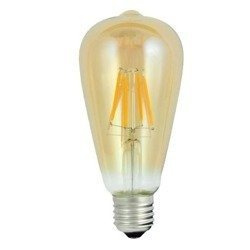 Żarówka FILAMENT LED ST64 E27 4W ciepła 2200K VINTAGE BULB łezka