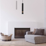 Lampa wisząca JOKER, MLP6305, czarny/drewno, 1x8W GU10
