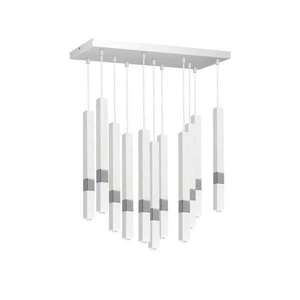 Lampa wisząca CASTRO WHITE / CHROME 11xG9 MLP6562