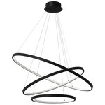 Lampa wisząca ROTONDA, czarna, 93W LED, barwa neutralna 4000K, ML7945