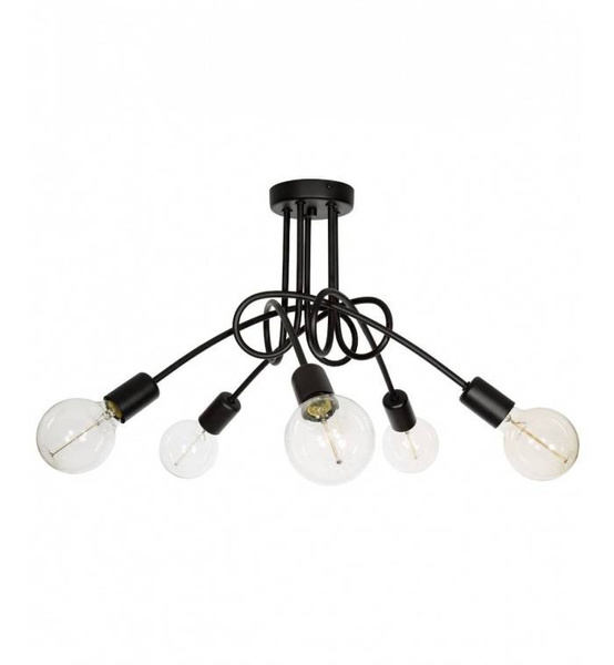 Lampa do pokoju dziecięcego fioletowa w stylu loft  Edison 5