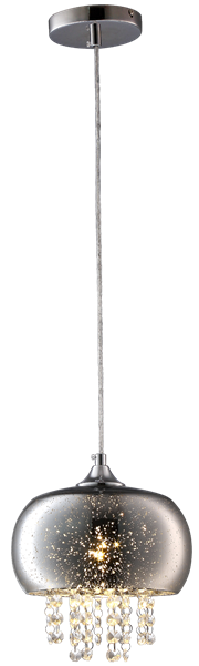 Nowoczesna lampa wisząca STARLIGHT CHROME ML3789