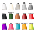 Lampa wisząca do pokoju dziecięcego kolorowa Stożek 3
