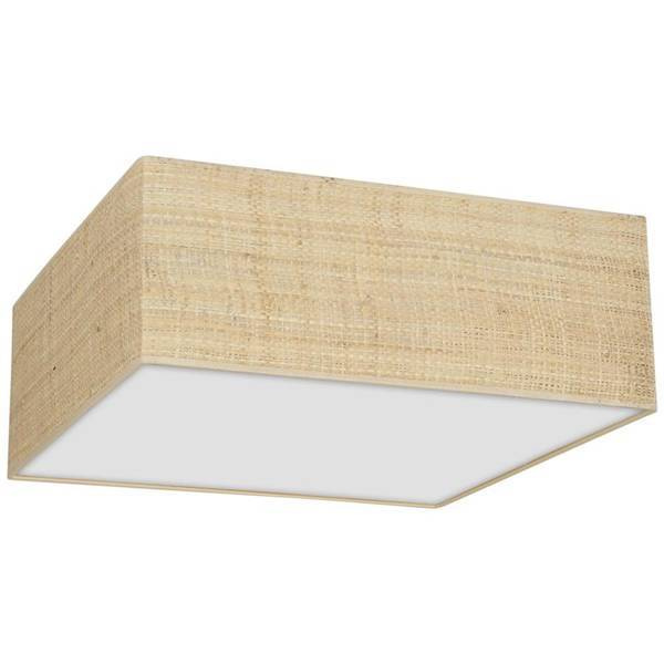 Lampa sufitowa MARSHALL WHITE / RATTAN 2xE27