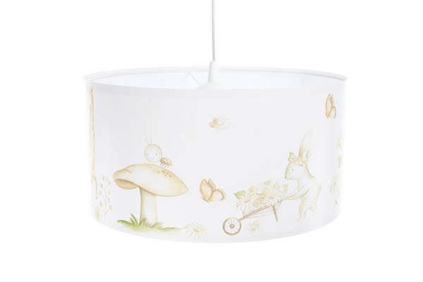 Lampa sufitowa do pokoju dziecka w stylu Boho Leśni Przyjaciele 30 cm
