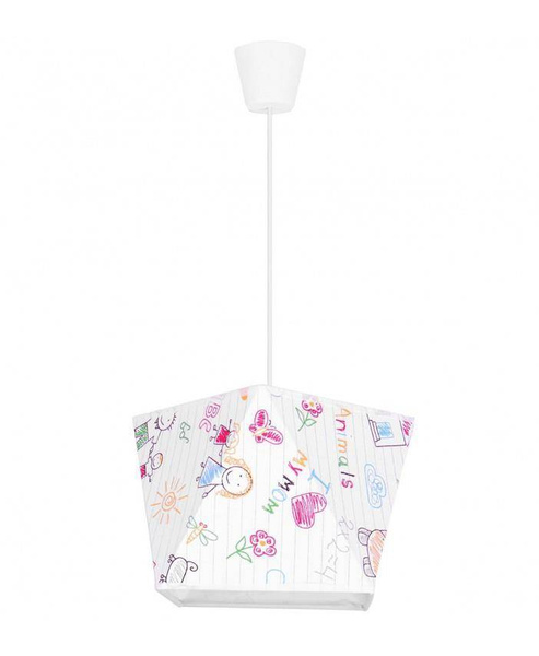 Lampa do pokoju dziecięcego abażur Diament