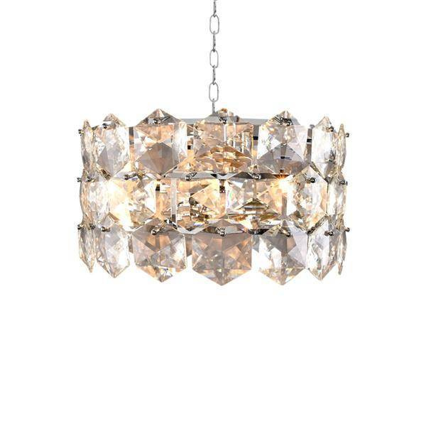 Lampa wisząca żyrandol glamour AUSTIN CHROME ML5989