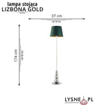 Lampa podłogowa LIZBONA GOLD