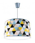Lampa do pokoju dziecięcego z kolorowym z abażurem   