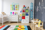 Lampa sufitowa dla dziecka  turkusowa pastelowa Sferis 1xE27 Led 