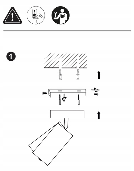 Lampa sufitowa do pokoju młodzieżowego czarna Zakręcony Cylinderek 3xGU10 