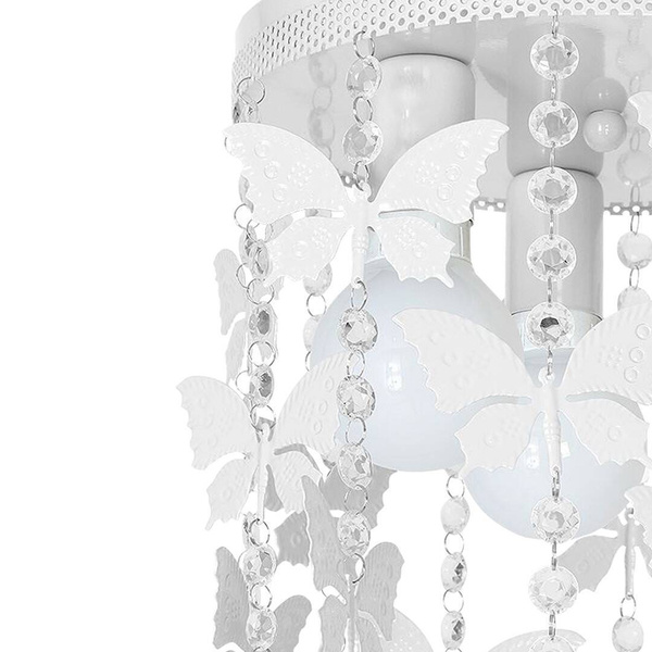 Lampa sufitowa do pokoju dziewczynki szara ANGELICA MLP1164