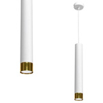 Nowoczesna lampa wisząca DANI WHITE/GOLD 1xGU10 MLP6235