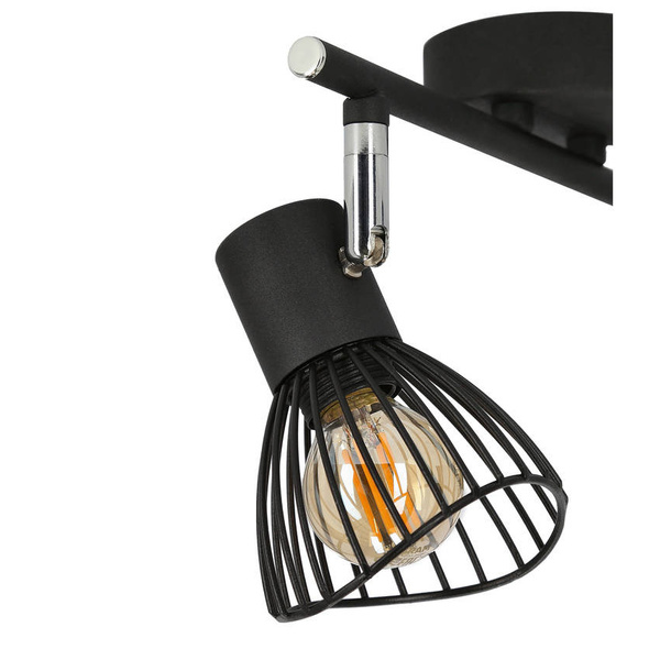 Lampa ścienna listwa 2xE14 39cm czarny FLY 92-61898
