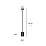 FUMIKO 1 BL/GOLD